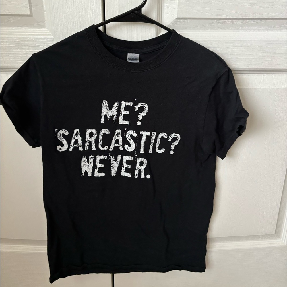 Black medium shirt size medium